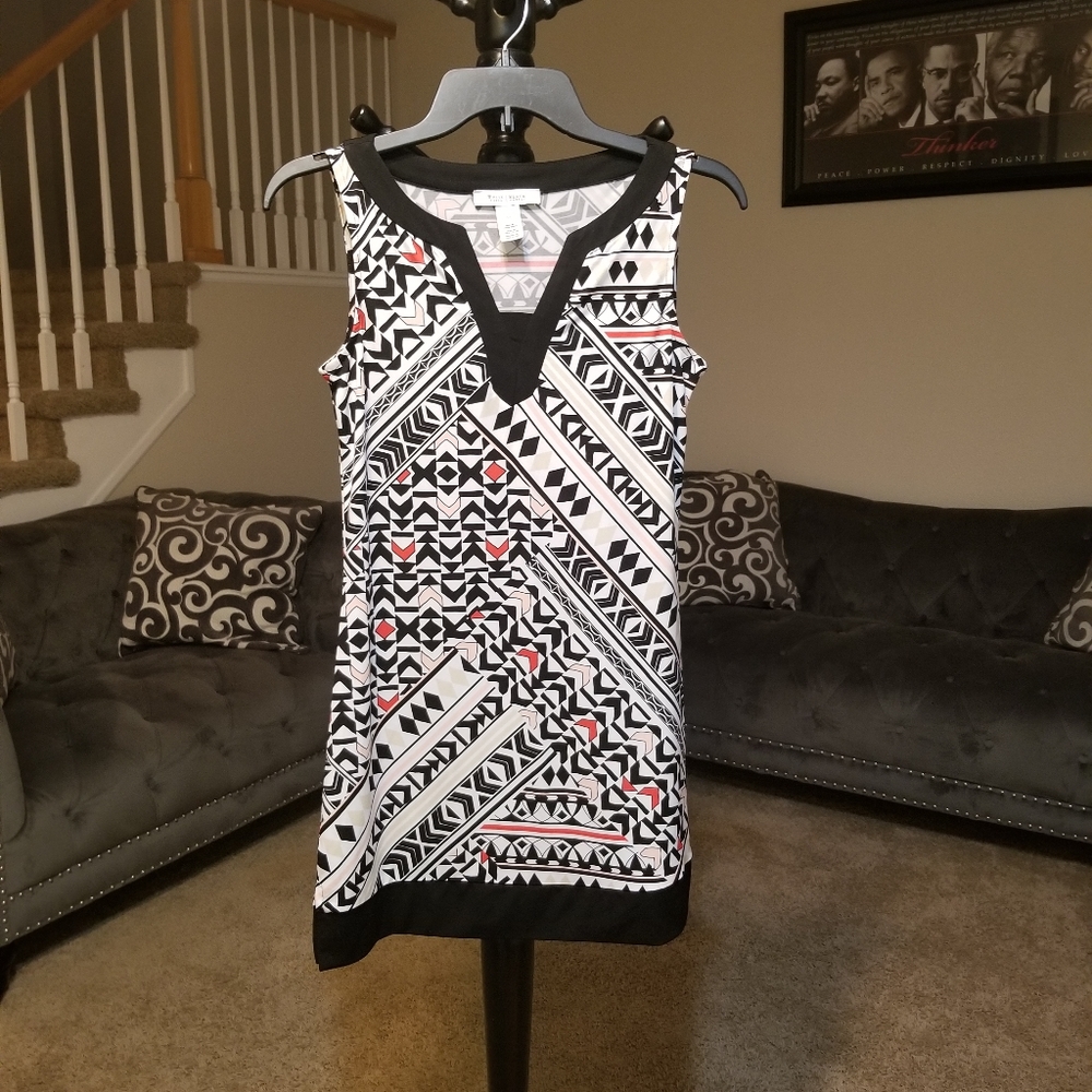 WHBM Sleeveless Tunic Blouse